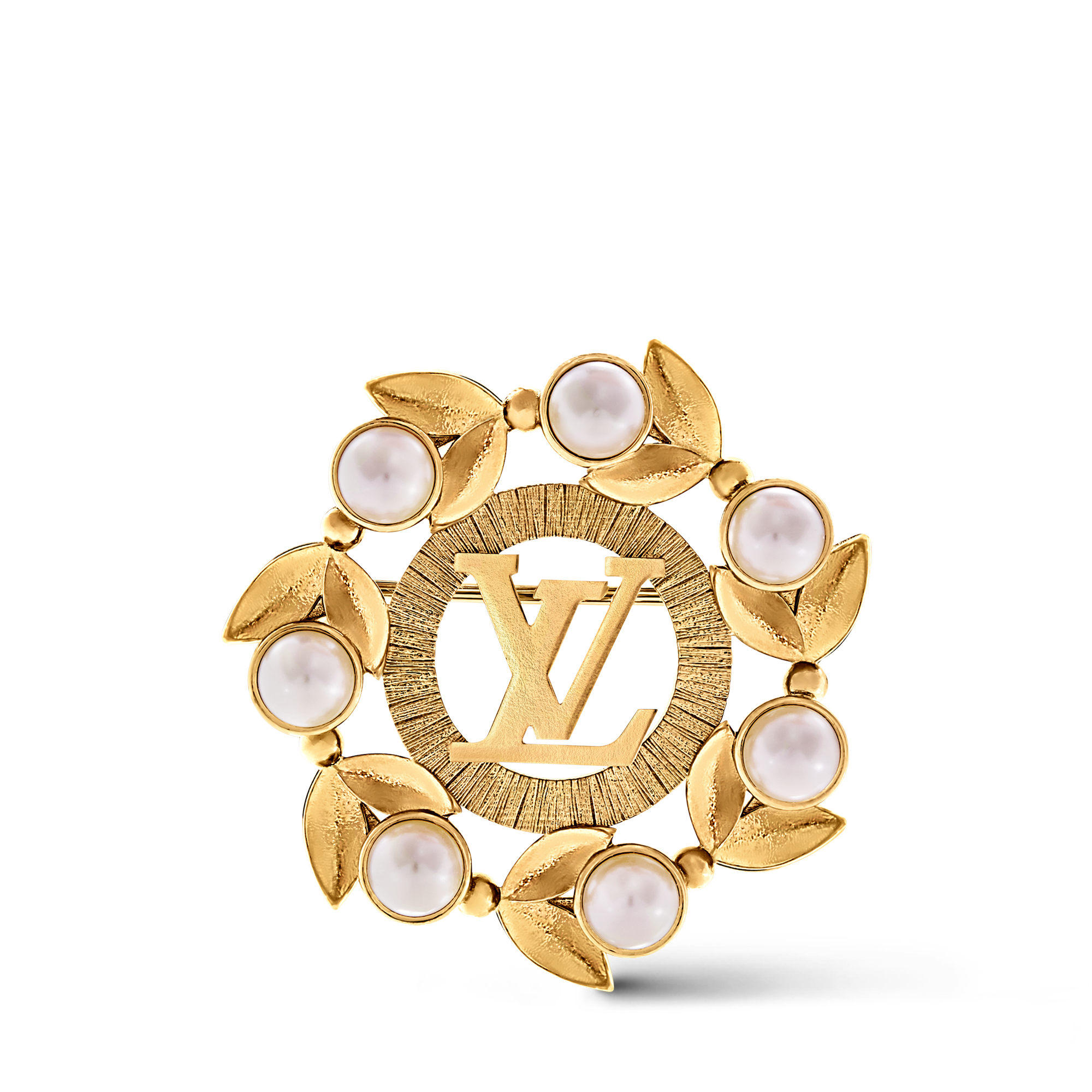 Pearls Flower Brooch S00 - Men - Fashion Jewelry | LOUIS